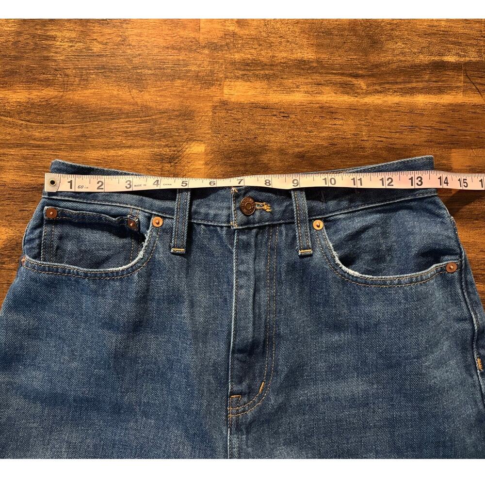 Madewell Women's Straight Leg Jeans - Blue - Picture 9 of 14